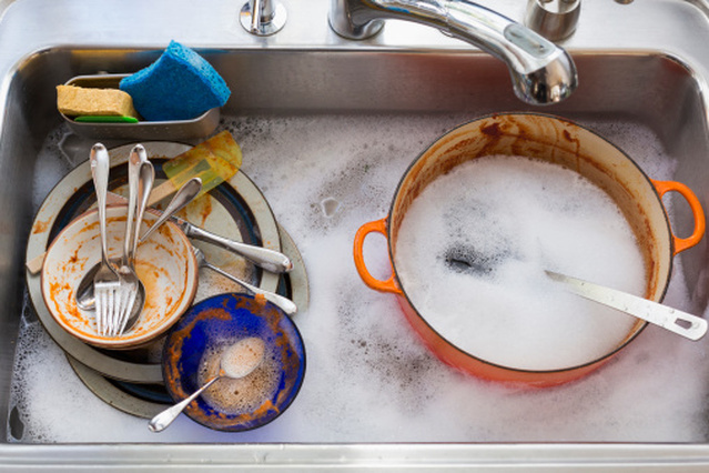 plunge a kitchen sink